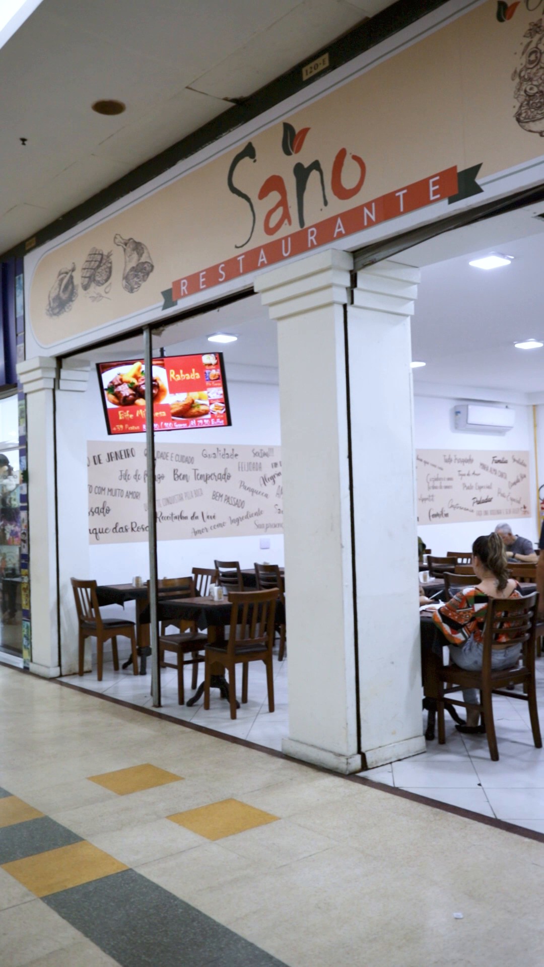 Ambiente de alimentação no Barra Square Expansão